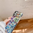 Protective Apple iPhone Back Cover - Butterfly Impact Case For iPhone Soft Silicon - Style 4