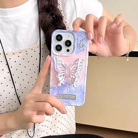 Cute Butterfly with Wings Case for Iphone