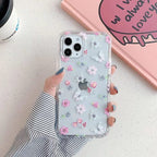 Floral Flower Custom Slim Soft Cases Mobile Case by CoverMeUp - Style 7