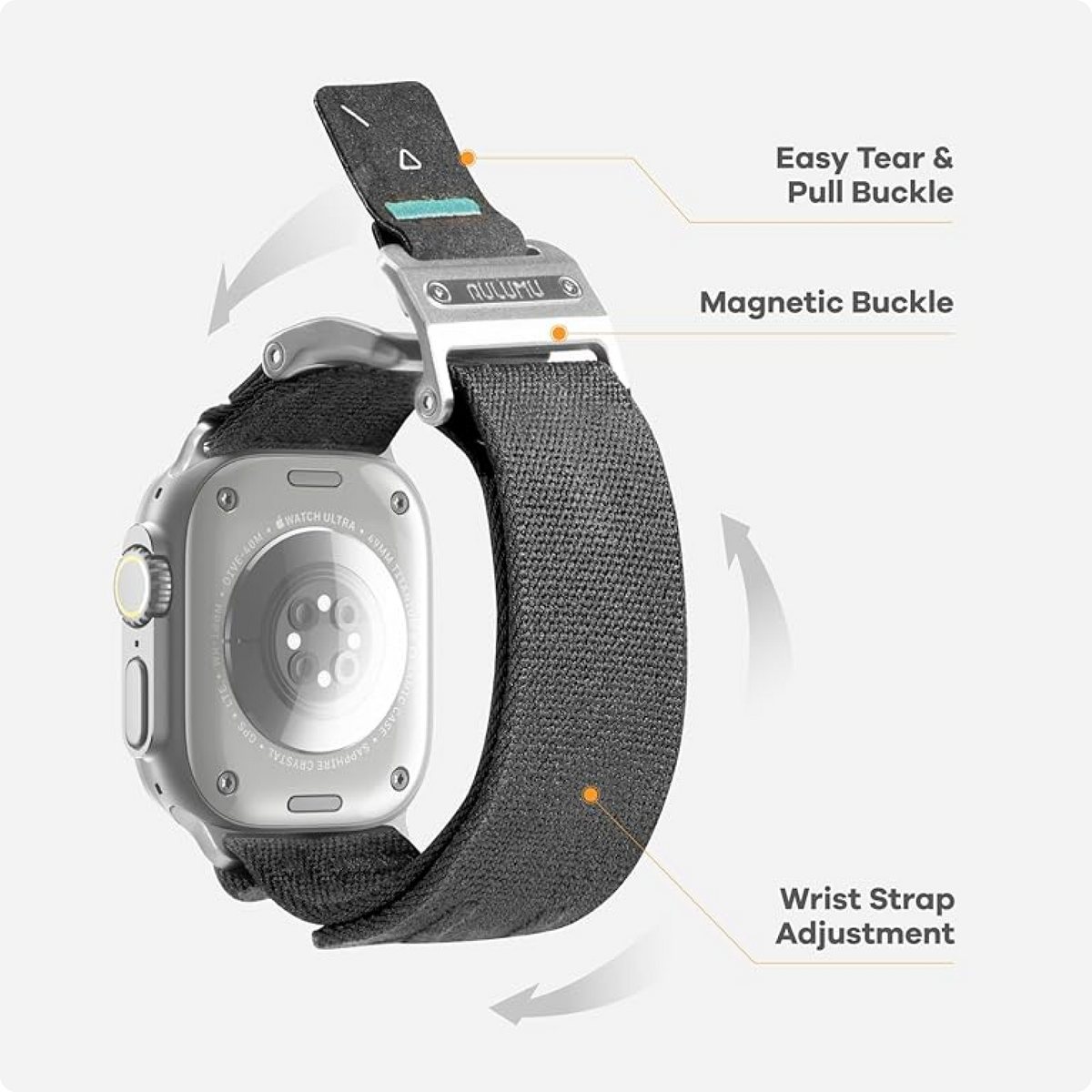 Aulumu A11 Mag Buckle Slim Band for Apple Watch Series