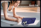Protective Apple iPhone Back Cover - iPhone Metal Ring Stand Magsafe Cover - Style 9