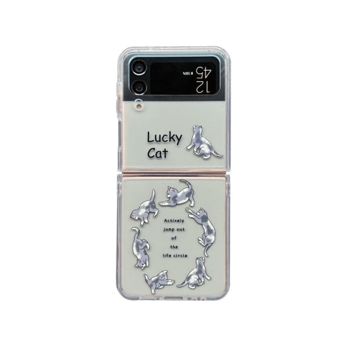 Cute Cartoon Cat Phone Case for Samsung Galaxy Z Flip 4