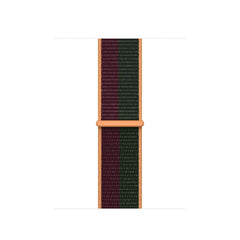 Cherry/Forest Green Sports Loop for iWatch 38mm, 40mm & 41mm Series 1 2 3 4 5 6 7 (Watch Not Included)