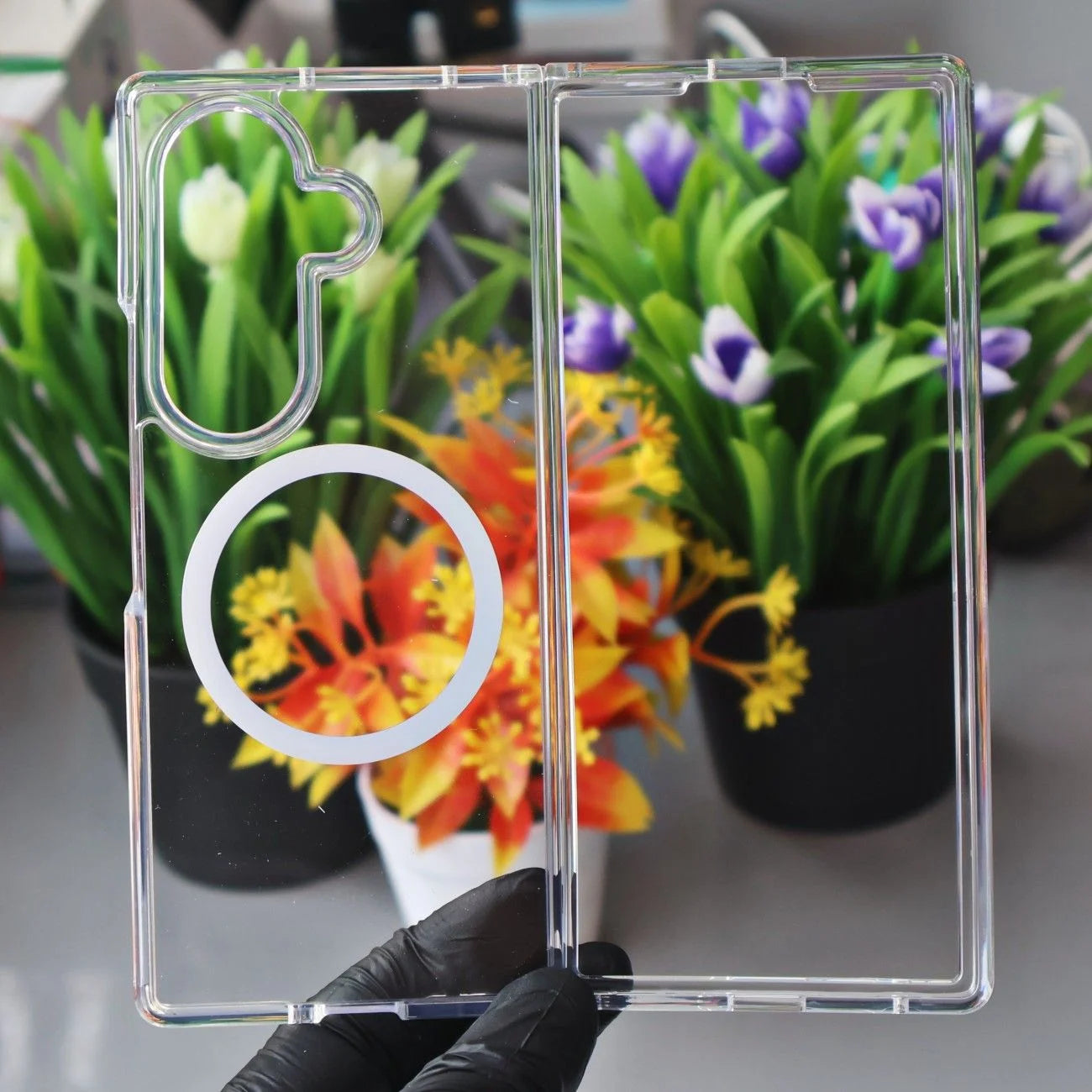 DFANS Transparent Magsafe Case-Samsung Z Fold 8 Ultra
