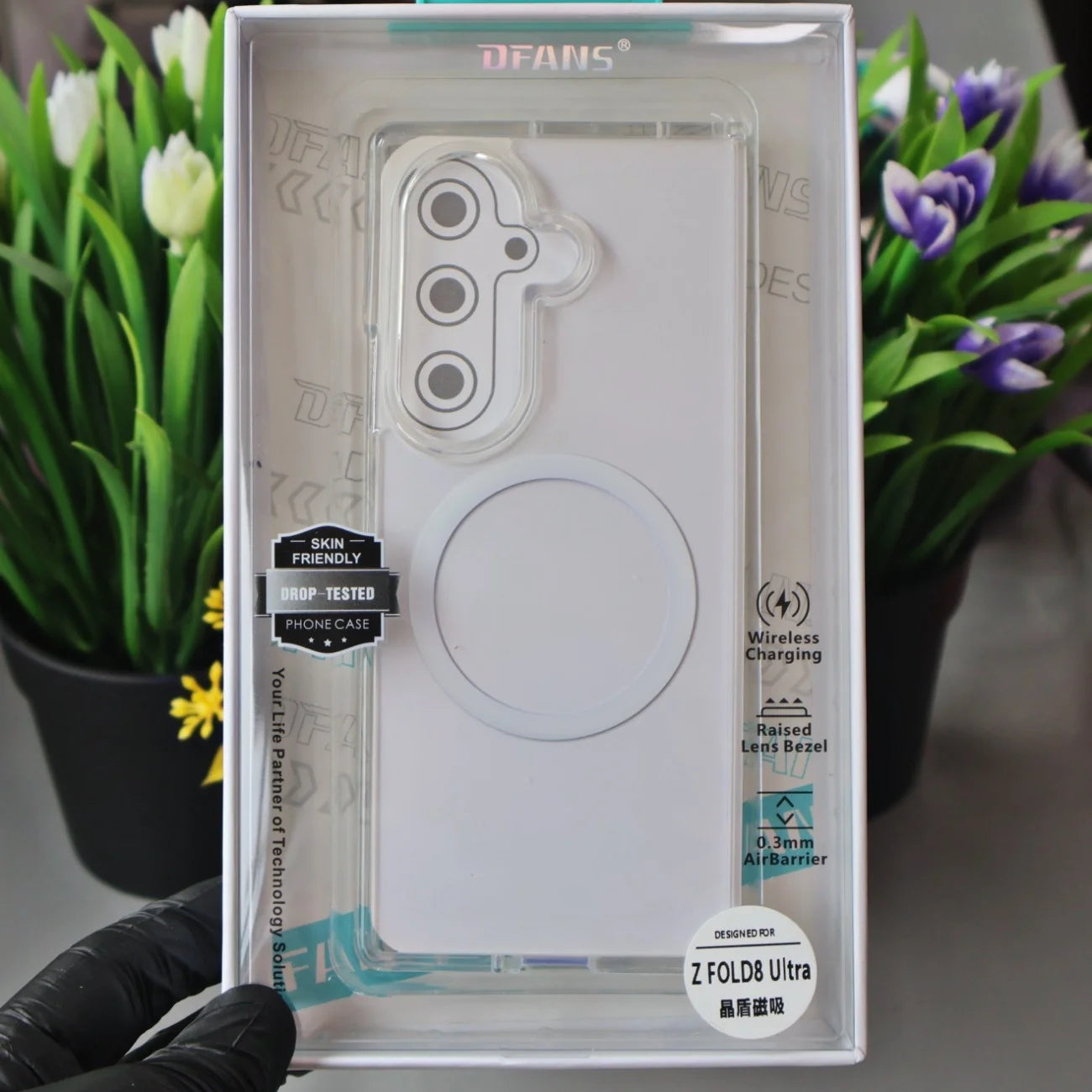 DFANS Transparent Magsafe Case-Samsung Z Fold 8 Ultra