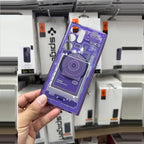 Samsung Galaxy S24 Ultra Zero One Hybrid Machine Shockproof Case - Purple Mobile Case by CoverMeUp