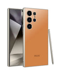Samsung Galaxy S24 Ultra GKK Soft Sleek Matte PC Skin Feel Case - Orange Mobile Case by CoverMeUp