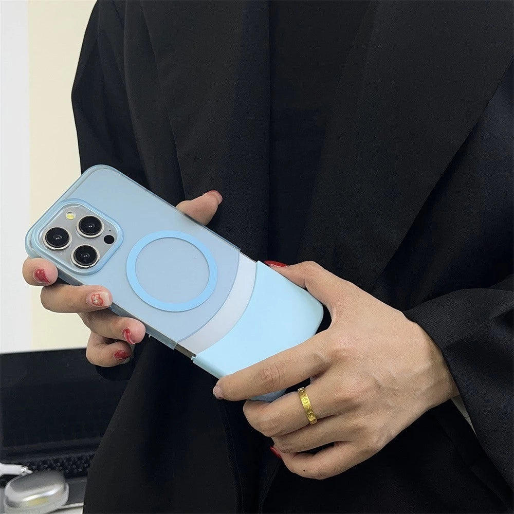 Matte dual cut magsafe case