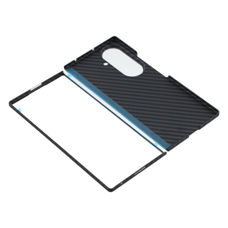 Samsung Galaxy Z Fold7 Carbon Case, X-level 0.6mm Thin Nanofiber Carbon Case - Black