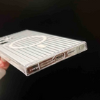 Galaxy S25 Ultra Zig-Zag Crystal Shield MagSafe Case Mobile Case by CoverMeUp - Style 9
