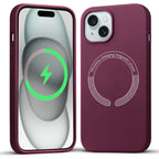 Protective Apple iPhone Back Cover - Silicon Case Magsafe  for iPhone - Style 20