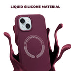 Protective Apple iPhone Back Cover - Silicon Case Magsafe  for iPhone - Style 18