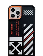 Protective Apple iPhone Back Cover - Luxury Diagonal Lines Rubber Case For iPhone 13  Black - Style 2