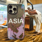 Protective Apple iPhone Back Cover - Youngkit International Series ASIA Designer Matte Finish Case for iPhone 16 Pro Max - Style 5