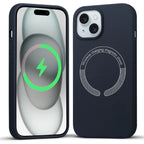 Protective Apple iPhone Back Cover - Silicon Case Magsafe  for iPhone - Style 23