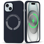 Protective Apple iPhone Back Cover - Silicon Case Magsafe  for iPhone - Style 22
