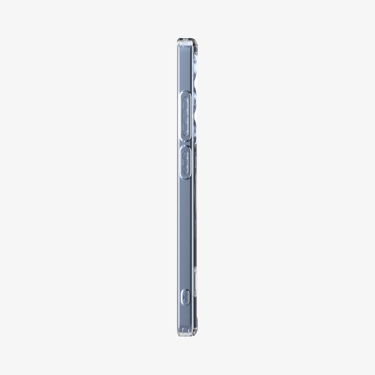 Samsung Galaxy S25 Ultra Shockproof Transparent Case with Metal Kickstand Holder - Clear Mobile Case by CoverMeUp - Style 6