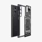 Samsung Galaxy S24 Ultra Zero One Machine Shockproof Case - Black Mobile Case by CoverMeUp - Style 9