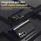 Samsung Galaxy Z Fold 7 Skin Feel Case with Metal Stand, S Pen & Front Glass
