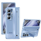 Samsung Galaxy Z Fold7 Electroplating Case with Stylus, Kickstand & Glass Protection
