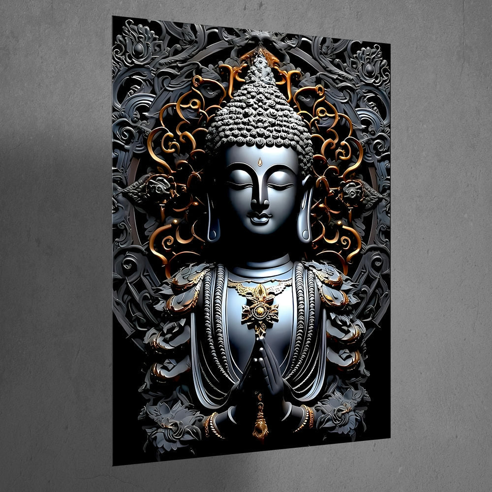 Metal Poster - Lord Buddha LB18 Mobile Case by CoverMeUp - Style 3