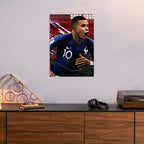 Metal Poster - Footballer Kylian Mbappe KM01 Mobile Case by CoverMeUp - Style 6