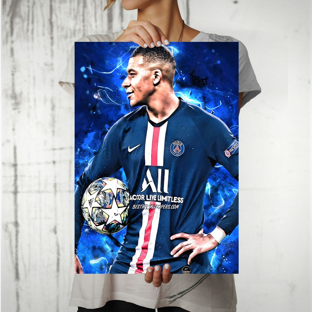 Metal Poster - Footballer Kylian Mbappe KM04 Mobile Case by CoverMeUp - Style 8