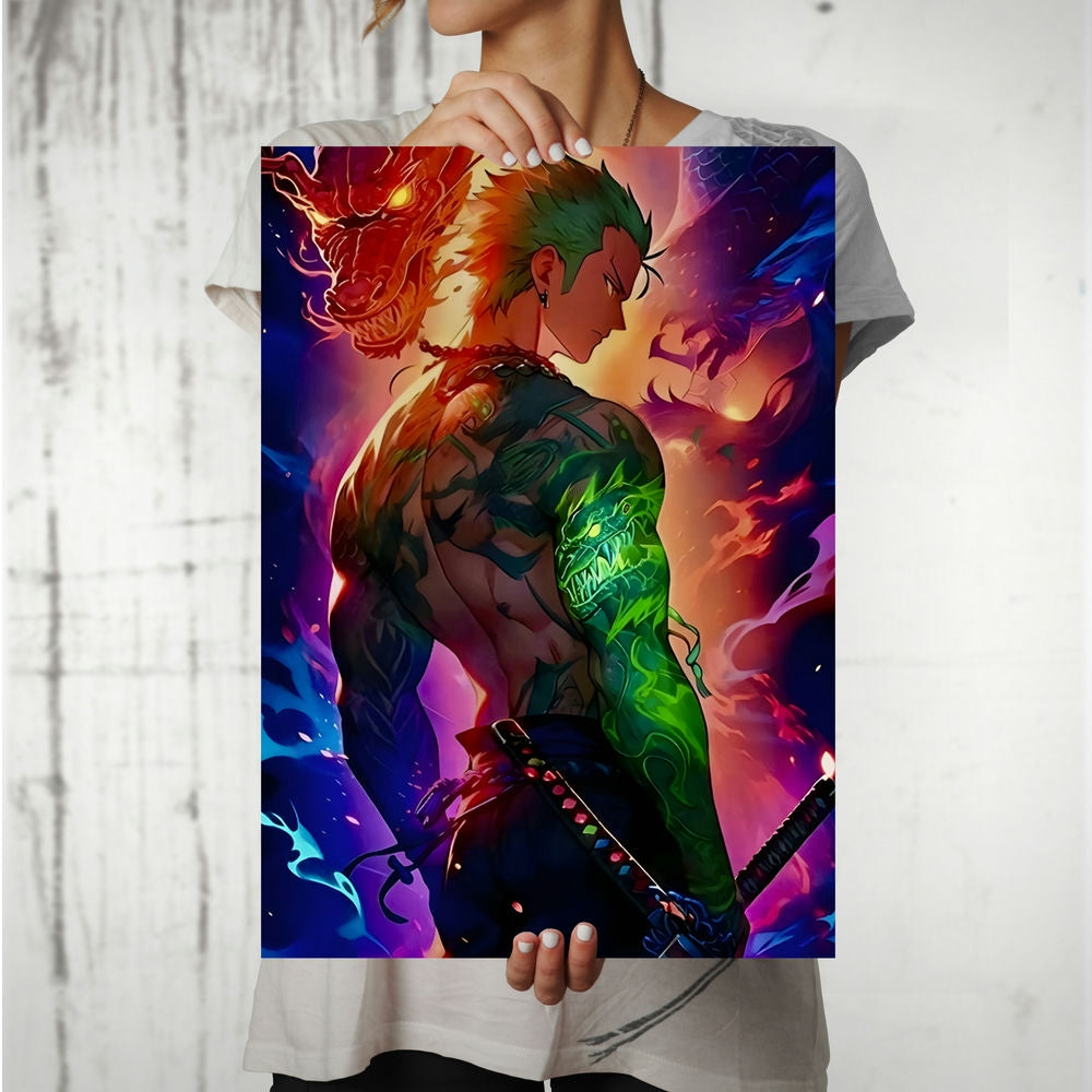 Metal Poster - One Piece Roronoa Zoro OP38 Mobile Case by CoverMeUp - Style 8