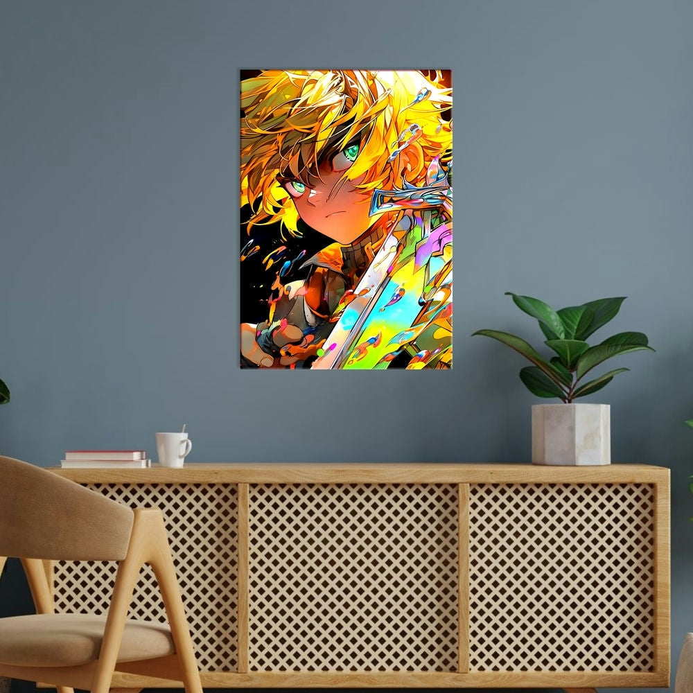 Metal Poster - Anime Demon Slayer DS03 Mobile Case by CoverMeUp - Style 5