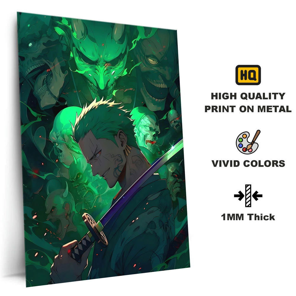 Metal Poster - One Piece Roronoa Zoro OP29 Mobile Case by CoverMeUp - Style 4
