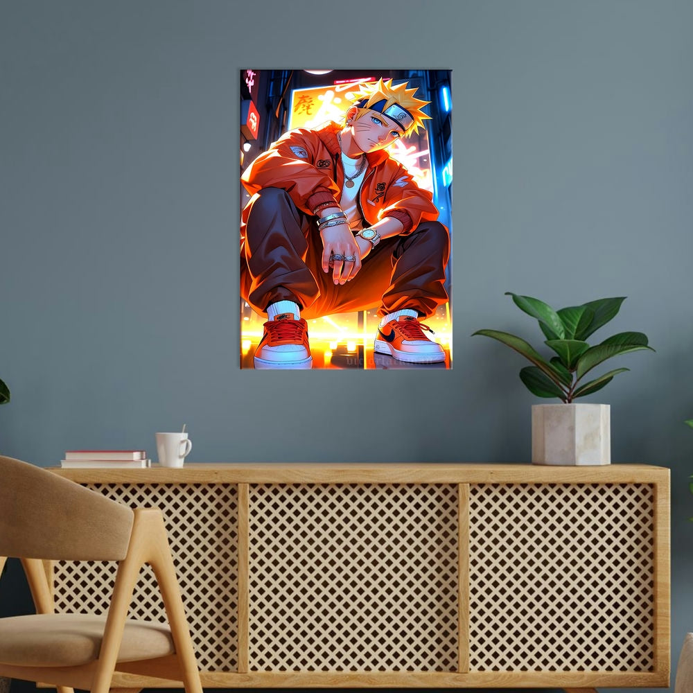 Metal Poster - Anime Naruto Uzumaki NU05 Mobile Case by CoverMeUp - Style 5