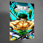 Metal Poster - One Piece Roronoa Zoro OP24 Mobile Case by CoverMeUp - Style 3