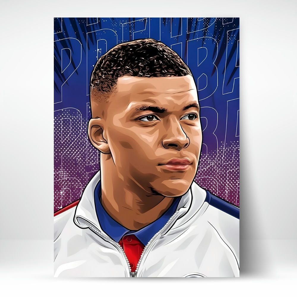 Metal Poster - Footballer Kylian Mbappe KM03 Mobile Case by CoverMeUp