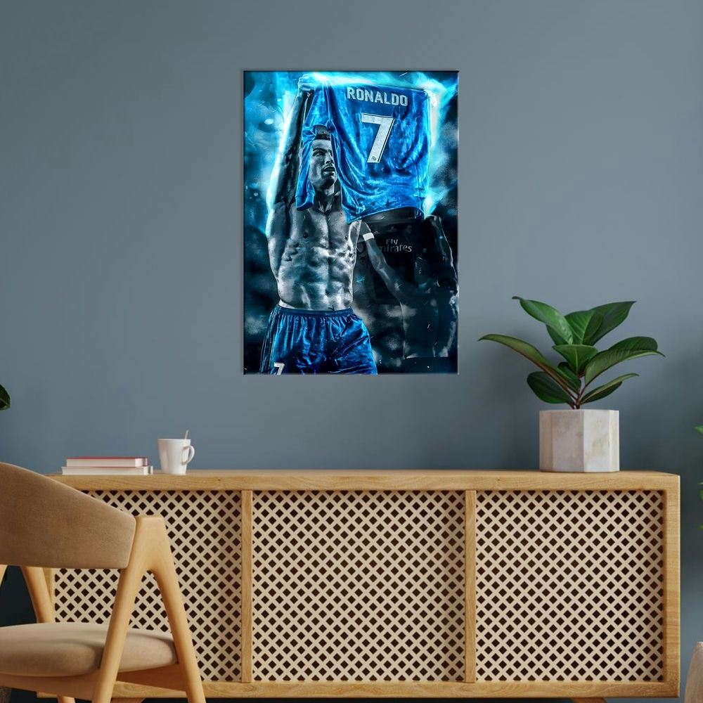 Metal Poster - Footballer Cristiano Ronaldo F05 Mobile Case by CoverMeUp - Style 5