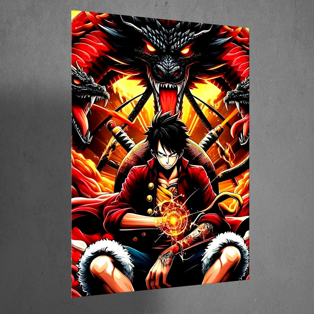 Metal Poster - One Piece Monkey D Luffy OP52 Mobile Case by CoverMeUp - Style 3