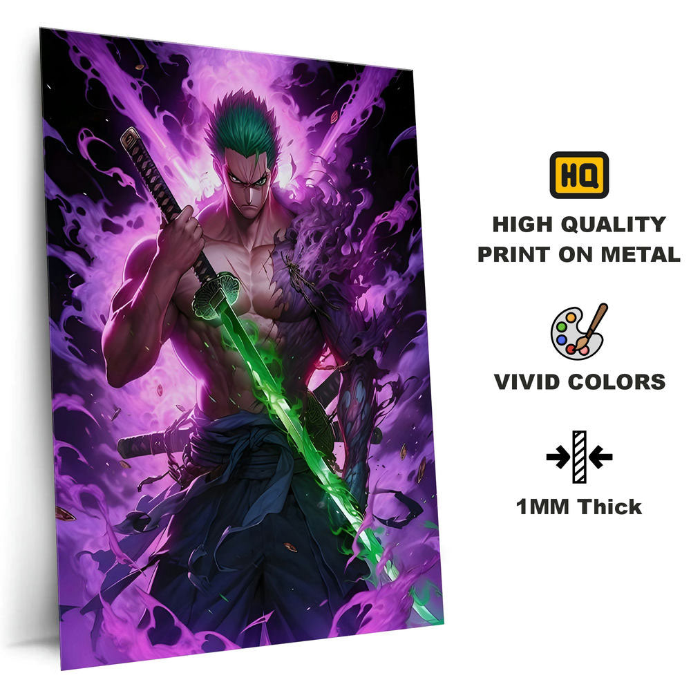 Metal Poster - One Piece Roronoa Zoro OP28 Mobile Case by CoverMeUp - Style 4