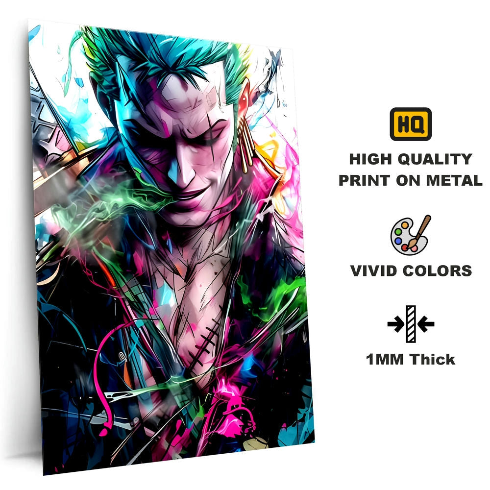 Metal Poster - One Piece Roronoa Zoro OP35 Mobile Case by CoverMeUp - Style 4