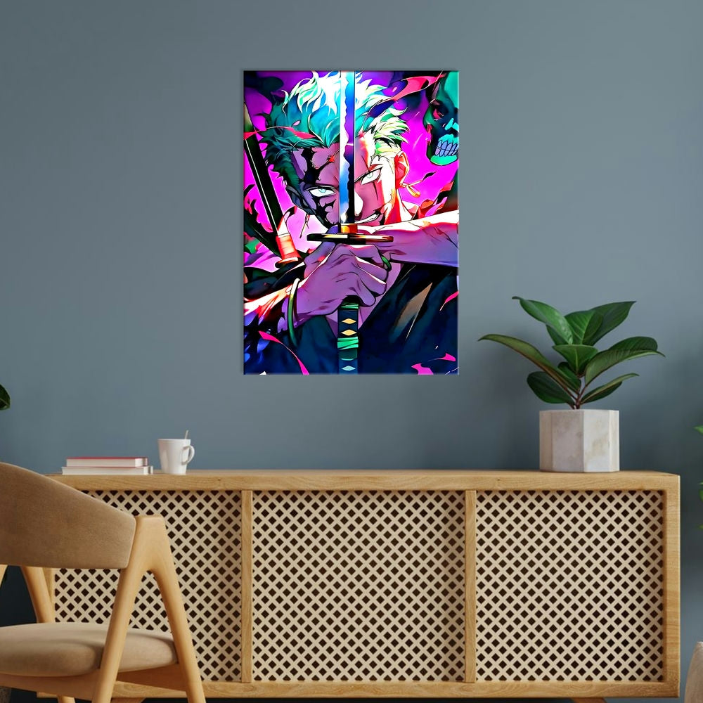 Metal Poster - One Piece Roronoa Zoro OP41 Mobile Case by CoverMeUp - Style 5