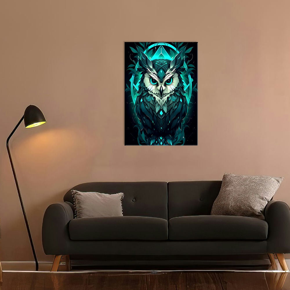 Metal Poster - Wildlife Owl WO04 Mobile Case by CoverMeUp - Style 7