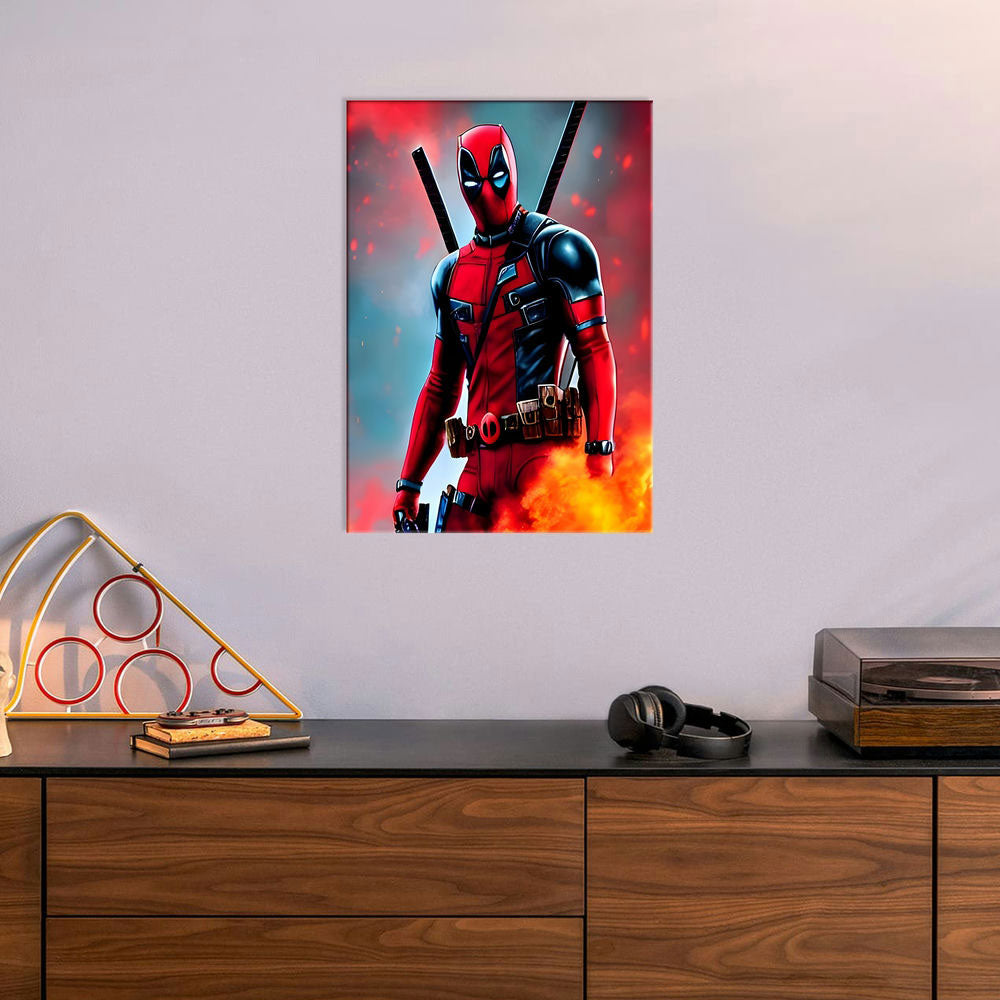 Metal Poster - Superhero Deadpool DP03 Mobile Case by CoverMeUp - Style 6