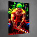 Metal Poster - One Piece Roronoa Zoro OP56 Mobile Case by CoverMeUp - Style 3