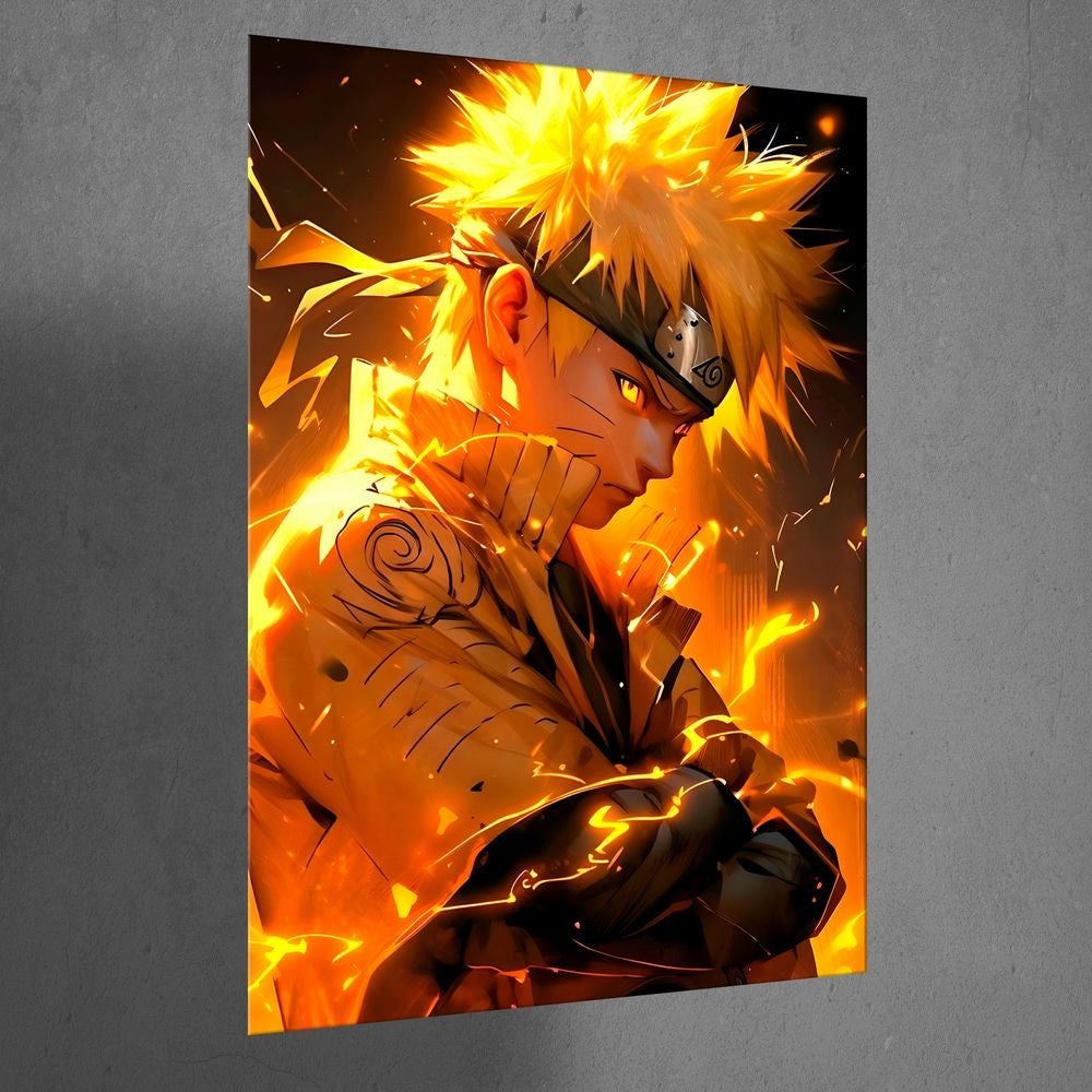 Metal Poster - Anime Naruto Uzumaki NU08 Mobile Case by CoverMeUp - Style 3