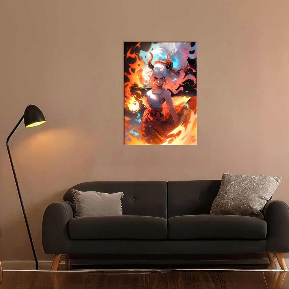 Metal Poster - Anime One Piece Yamato OP71 Mobile Case by CoverMeUp - Style 7