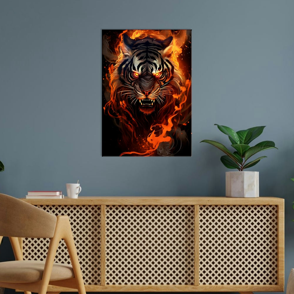 Metal Poster - Wildlife Tiger TG03 Mobile Case by CoverMeUp - Style 5