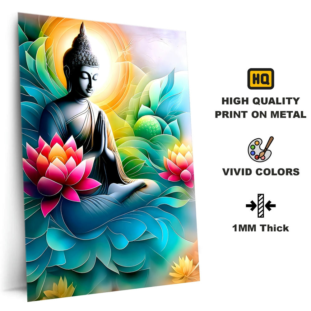 Metal Poster - Lord Buddha LB11 Mobile Case by CoverMeUp - Style 4