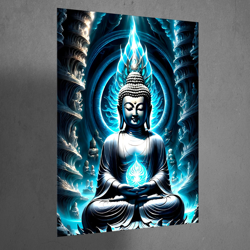 Metal Poster - Lord Buddha LB32 Mobile Case by CoverMeUp - Style 3
