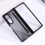 Samsung Galaxy Z Fold7 Shockproof Case with Hinge Protection & Stylus - Smoke