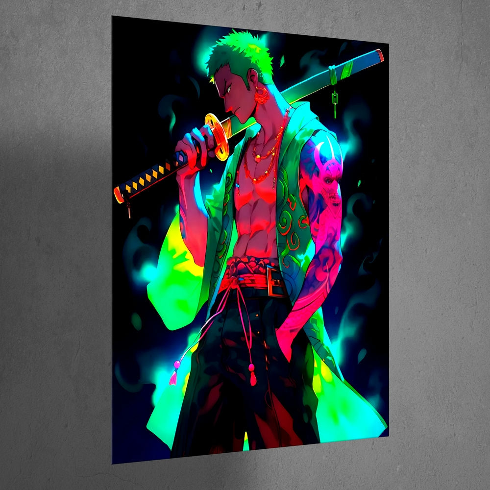 Metal Poster - One Piece Roronoa Zoro OP50 Mobile Case by CoverMeUp - Style 3