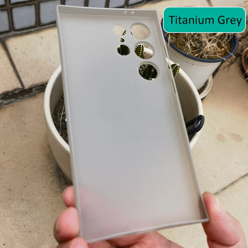 Samsung Galaxy S24 Ultra Kzdoo Air Carbon 0.45mm Ultra Thin Case - Titanium Mobile Case by CoverMeUp - Style 4