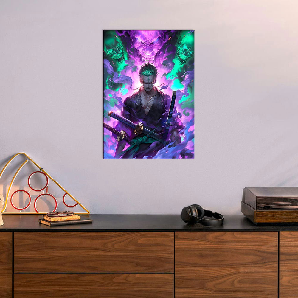 Metal Poster - One Piece Roronoa Zoro OP25 Mobile Case by CoverMeUp - Style 6